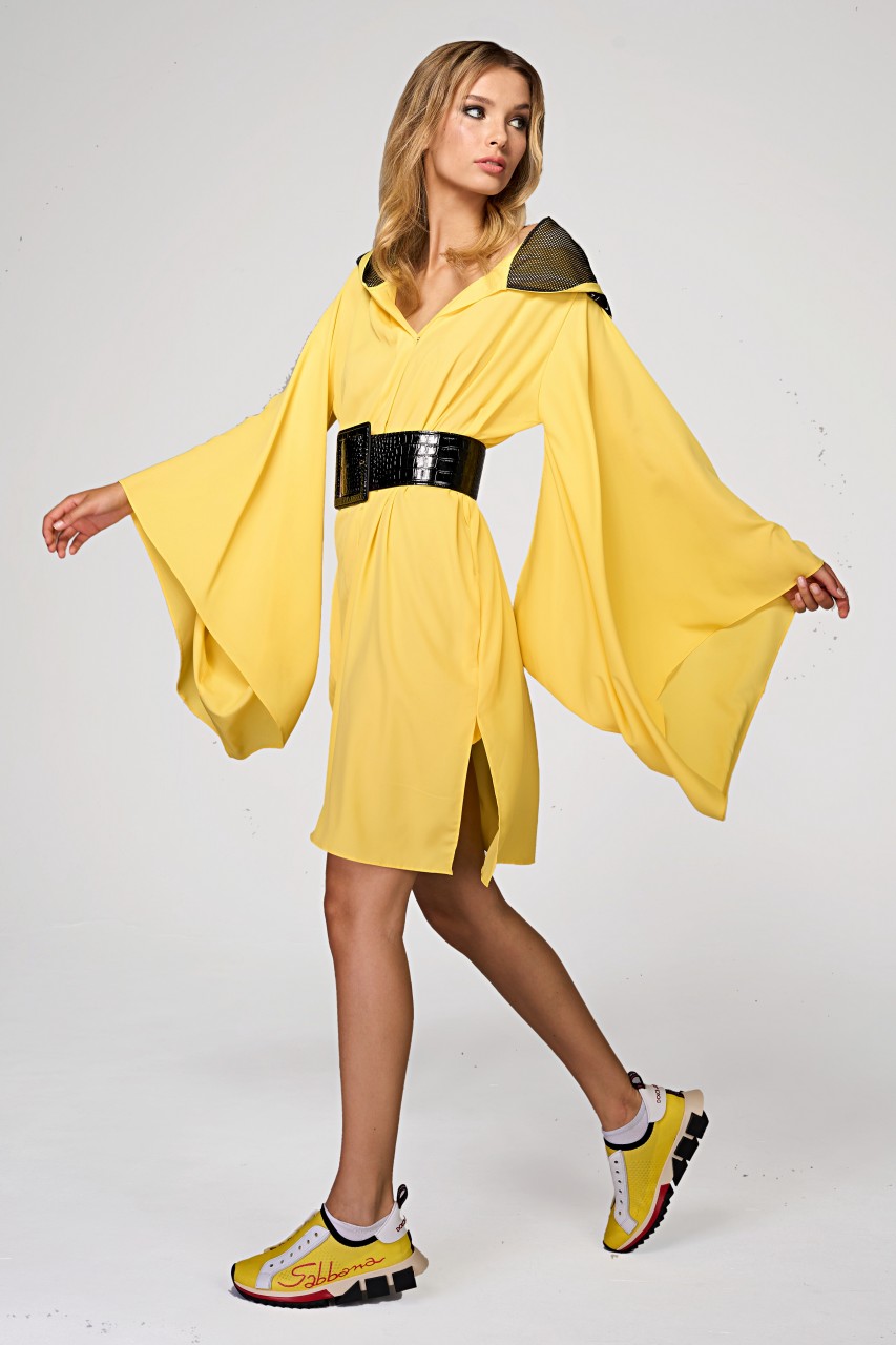 Violet- Kimono Yellow Short